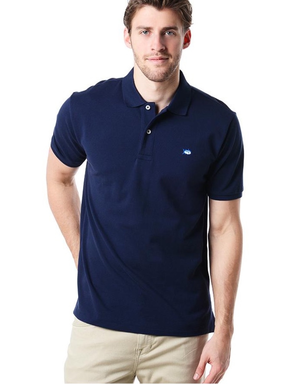 Southern Tide The Skipjack Men’s Navy Blue Piqué Polo Shirt Size Medium